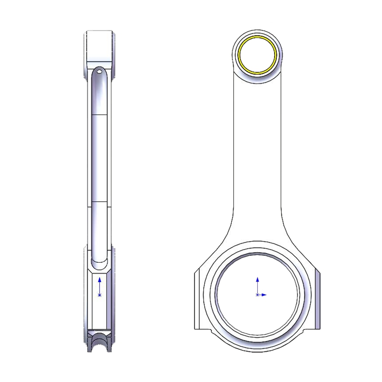 Honda K24, Connecting Rod Set, 152.0mm